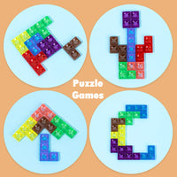 Thumbnail for EcoToys BuildSmart Puzzel | Creatief Bouwspel - 3D Tangram Bouwblokken