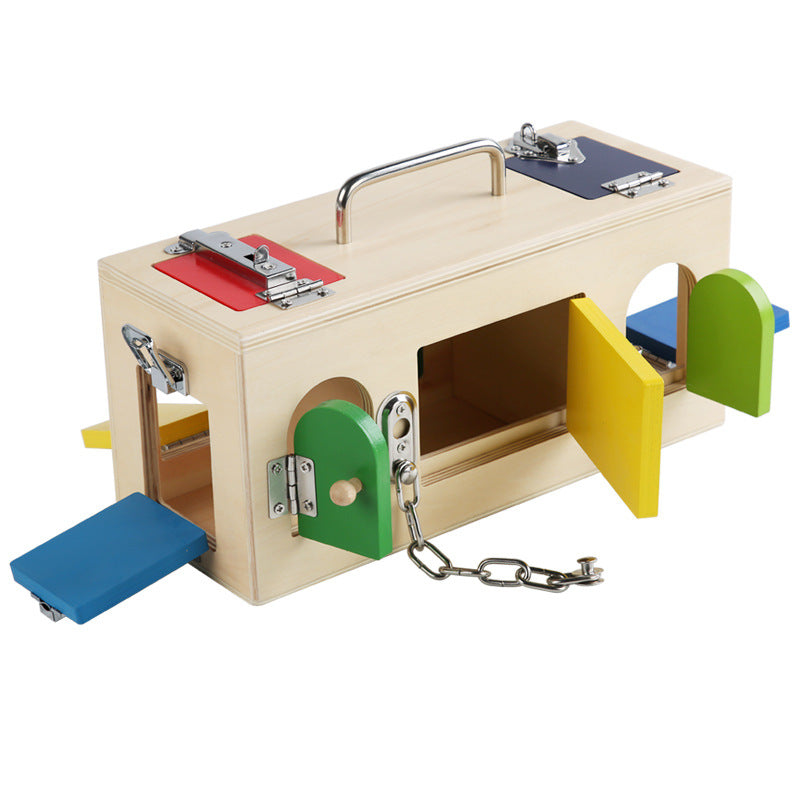 EcoToys CleverBox | Ontgrendel Fantasie - Educatief houten speelgoed