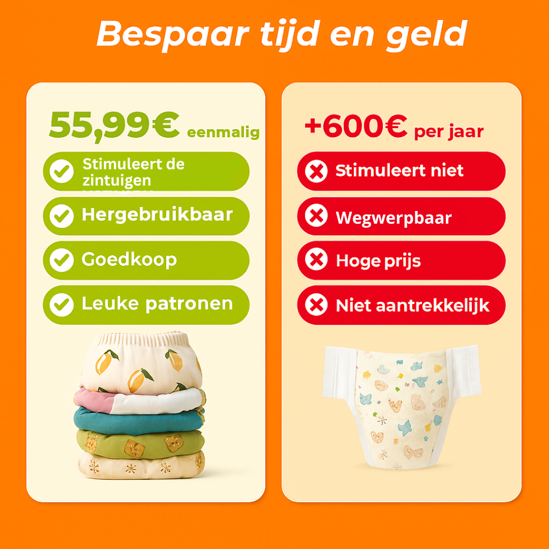 PottyPals Zindelijkheidsbroekjes | Herbruikbare Katoenen Broekjes 80-110 cm – Eenvoudig en comfortabel leren zindelijkheid 5