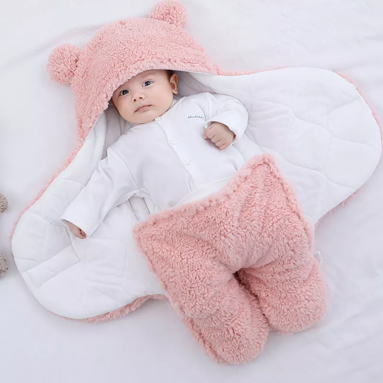 CuddleCloud | Winter Warmte voor Jouw Baby - Baby Swaddle Wrap in 7 Kleuren