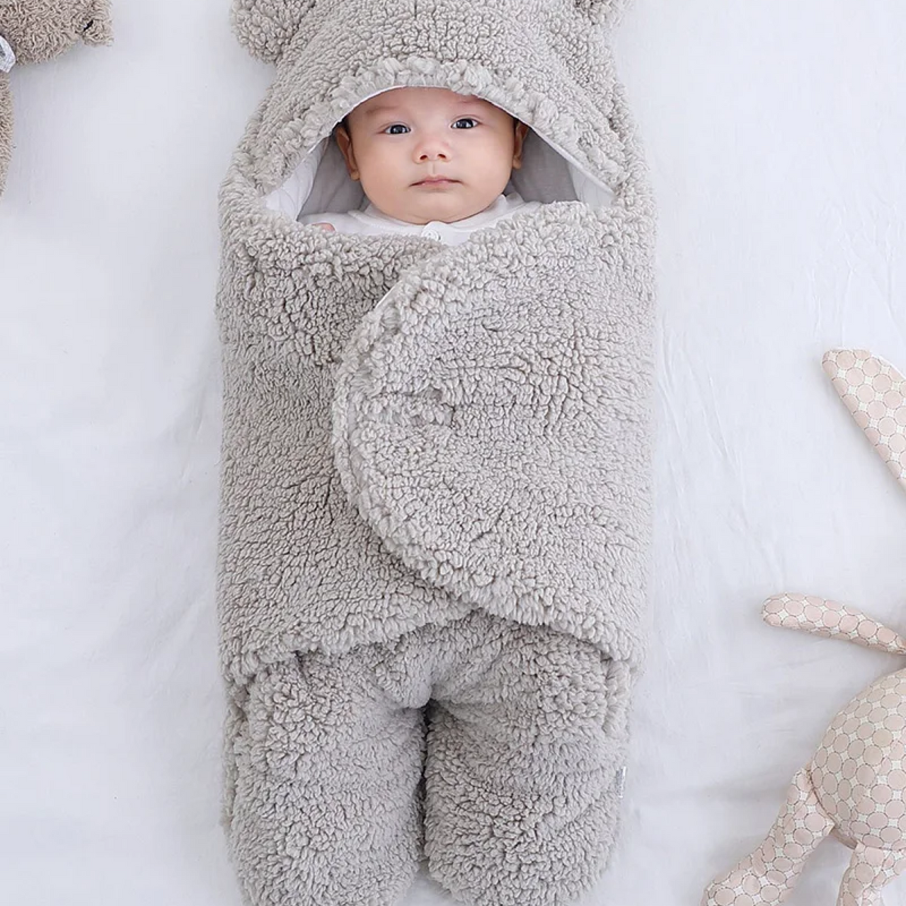 CuddleCloud | Winter Warmte voor Jouw Baby - Baby Swaddle Wrap in 7 Kleuren