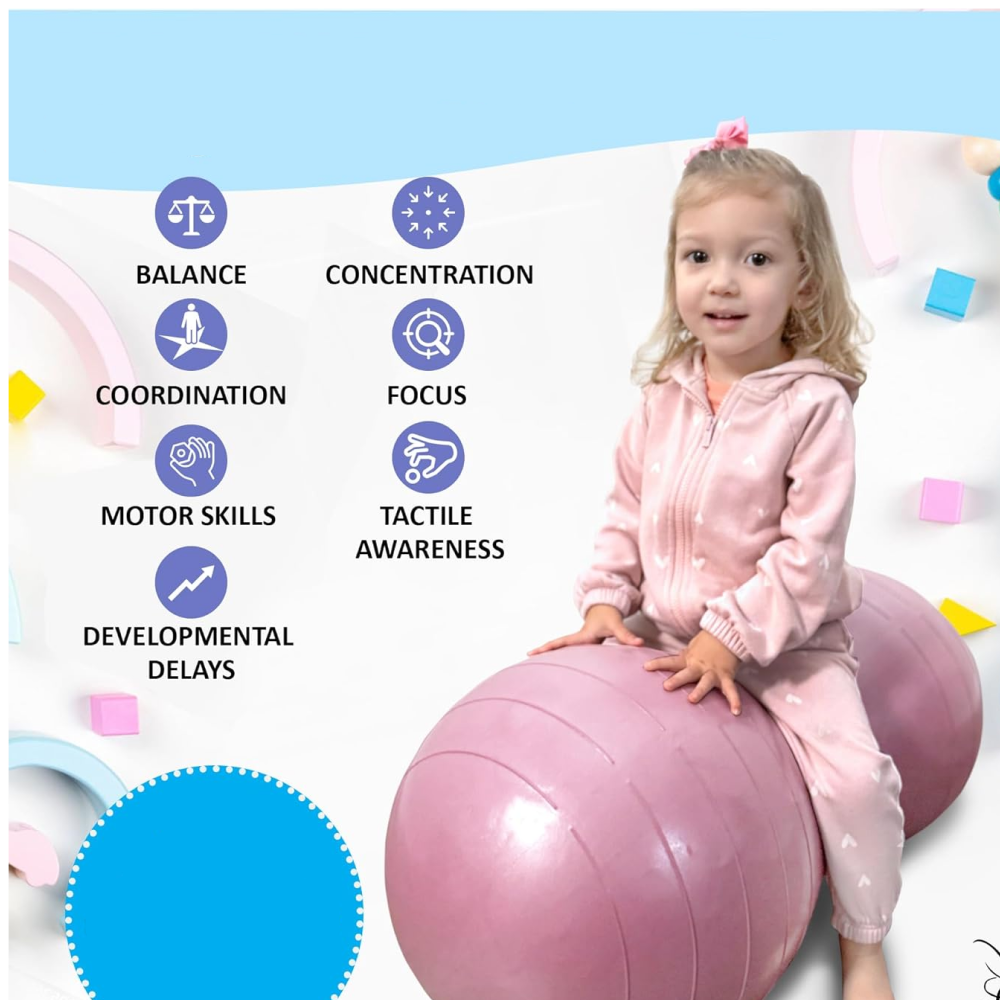 Meex Sensory Peanut Ball | Balans & Ontspanning - Kinderen Therapie Bal