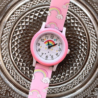 Thumbnail for Regenboog Kinderhorloge met Siliconen Band – Leer Klokkijken in Kleurrijk Design voor Kinderen 0