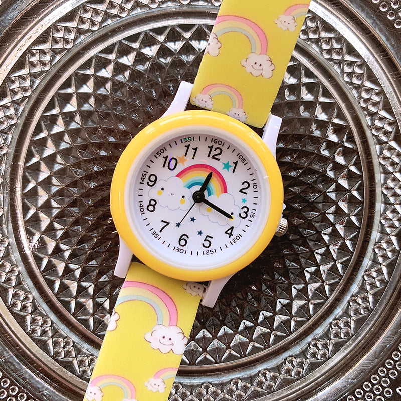 Regenboog Kinderhorloge met Siliconen Band – Leer Klokkijken in Kleurrijk Design voor Kinderen 6