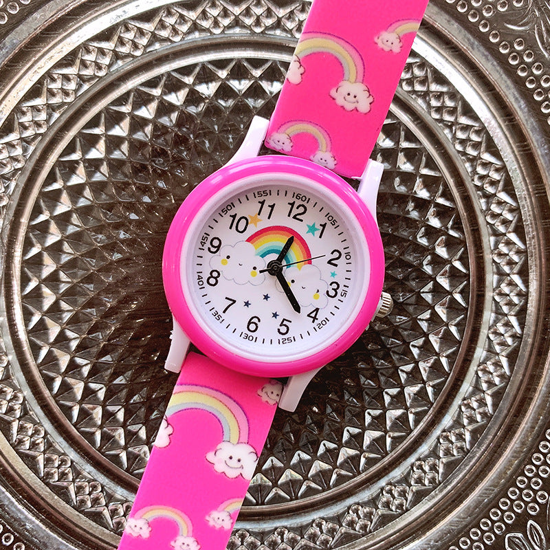 Regenboog Kinderhorloge met Siliconen Band – Leer Klokkijken in Kleurrijk Design voor Kinderen 7