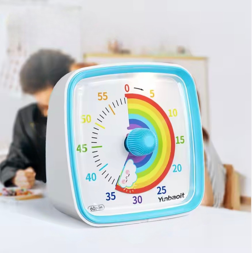 Regenboog Timer | 60-minuten countdown voor peuters 3+ – Leer tijd op een speelse manier begrijpen 0