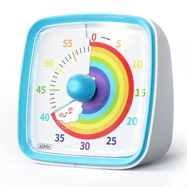 Regenboog Timer | 60-minuten countdown voor peuters 3+ – Leer tijd op een speelse manier begrijpen 2