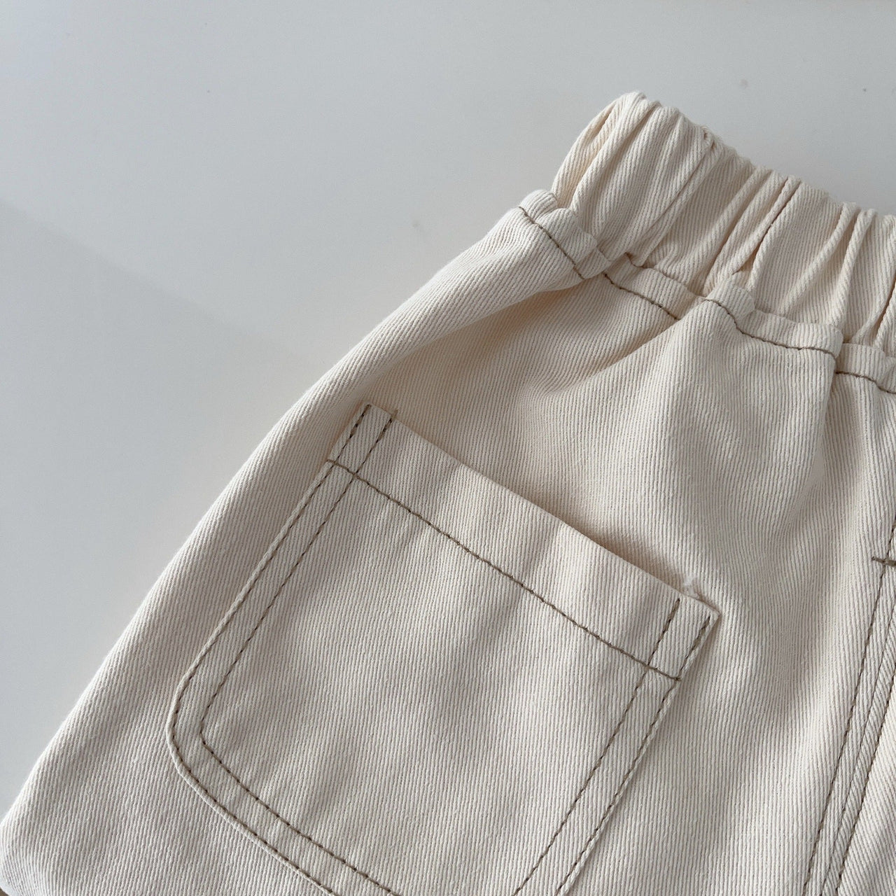 Relaxed Fit Spijkerbroek voor Jongen – Katoen, Verstelbare Tailleband, Blauw, Zwart, Abrikoos, 0-5 Jaar 5