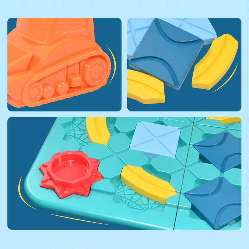 LogiMaze Bord | Estimula la creatividad y el pensamiento lógico - Juego de rompecabezas Montessori