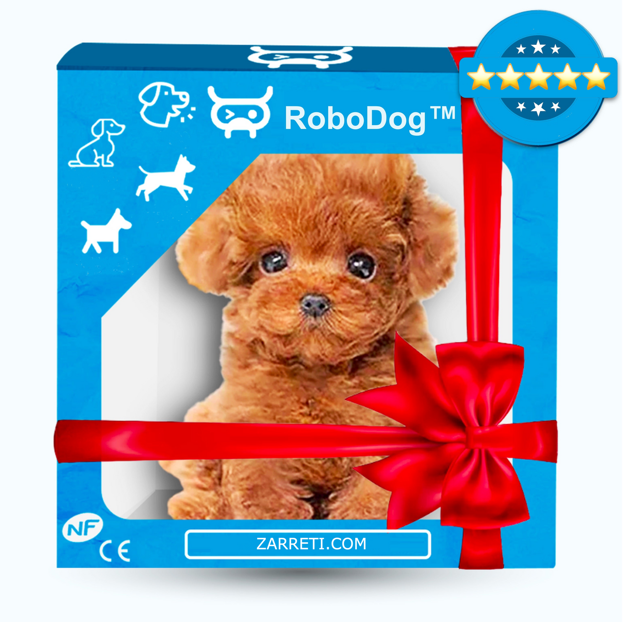 RoboPup | Realistische Robot Hond met Interactieve Emoties en Oplaadbare Functies 0