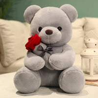 Thumbnail for RoseBear Knuffelbeer | 3-in-1 Teddybeer met Rozen, 23-45 cm – Een liefdevol symbool van genegenheid 4