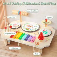 Thumbnail for MelodyMix | Ontdek ritme en geluid - Houten muziekinstrumentenset voor kinderen