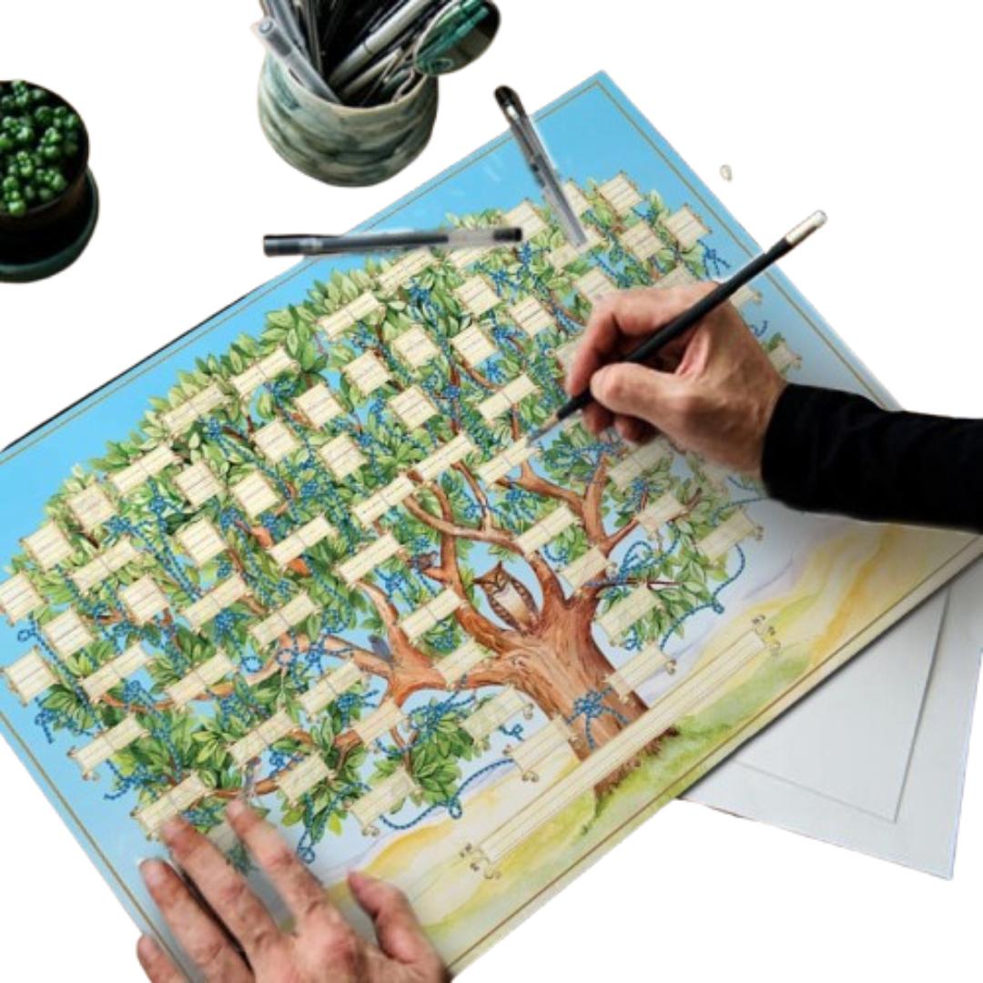 HeritageTree | Conservez Votre Histoire - Arbre Généalogique Remplissable