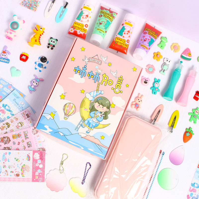 GukaCraft | Desarrolla Creatividad - Set de Pegatinas y Pegamento DIY para Niñas