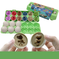 Thumbnail for martEgg | Leren door spelen - Montessori eiervormig sorteer- en puzzelspel