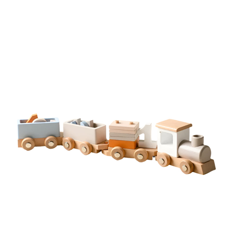 ChooChooParty | Vier in stijl - Houten verjaardagstrein voor kinderen