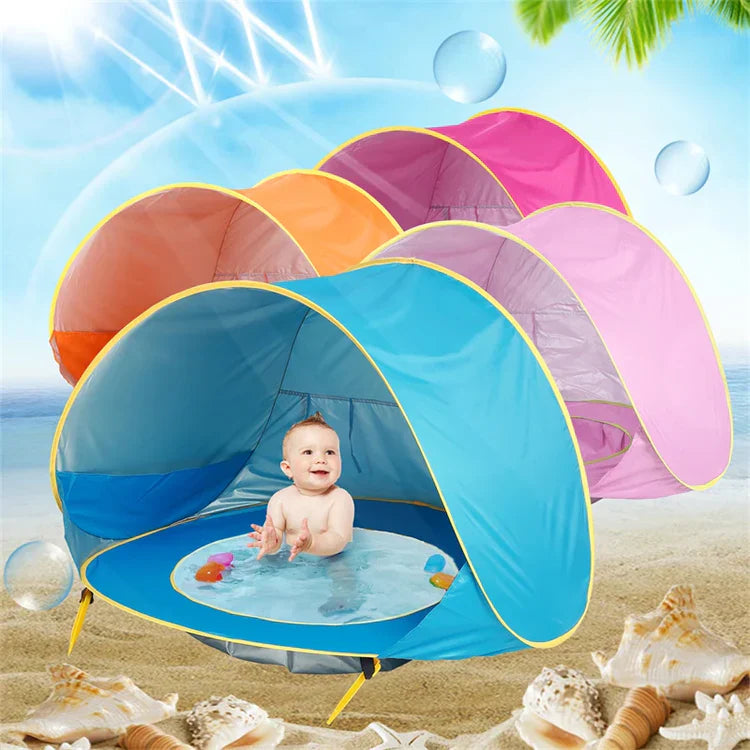 SunFun Tent | Veilig spelen in de zon - Speelmat en tent voor kinderen