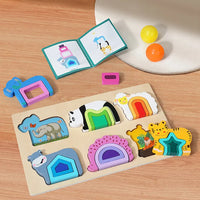 Thumbnail for GeoZoo | Tierisches Puzzlevergnügen - Montessori geometrisches Puzzle für Kinder