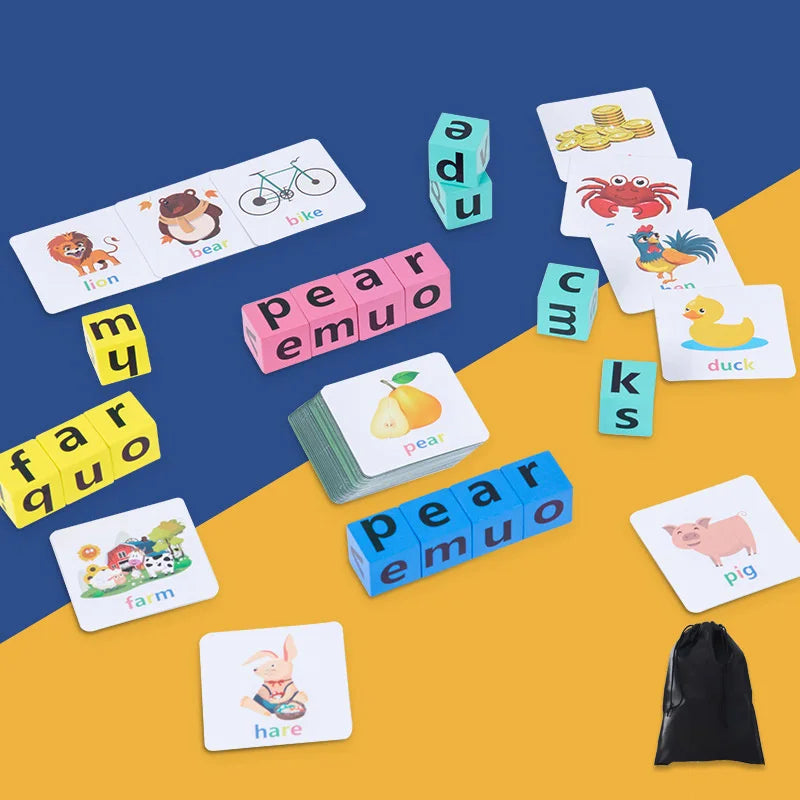 EcoToys LetterMatch Spel | Stimuleer Taalvaardigheden - Educatief Speelgoed voor Kinderen