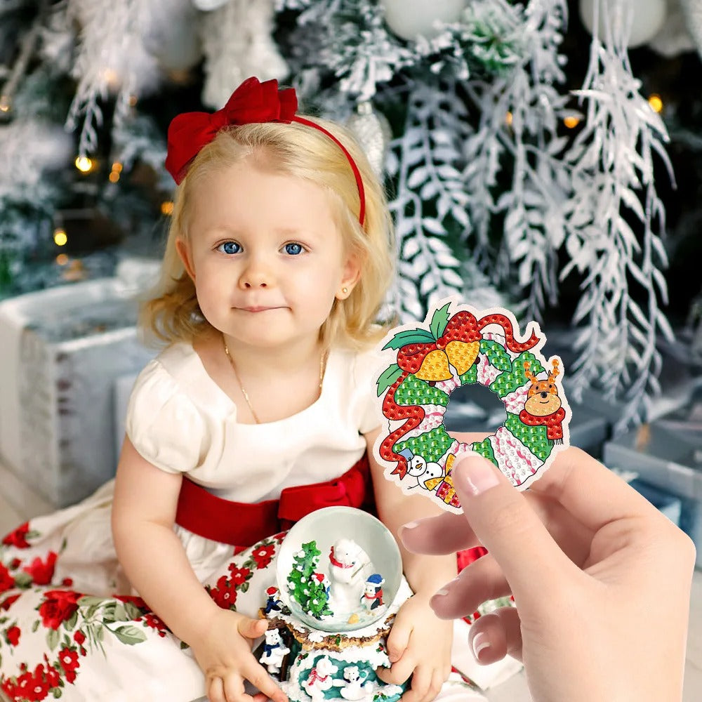 SparklyXmas | Sorpresa festiva - Llavero de pintura de diamantes DIY caja ciega