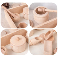Thumbnail for EcoToys KookBuddy Holz-Küchen-Set | Lass junge Köche ihr Talent entdecken - Bildungs- und kreativer Spielspaß