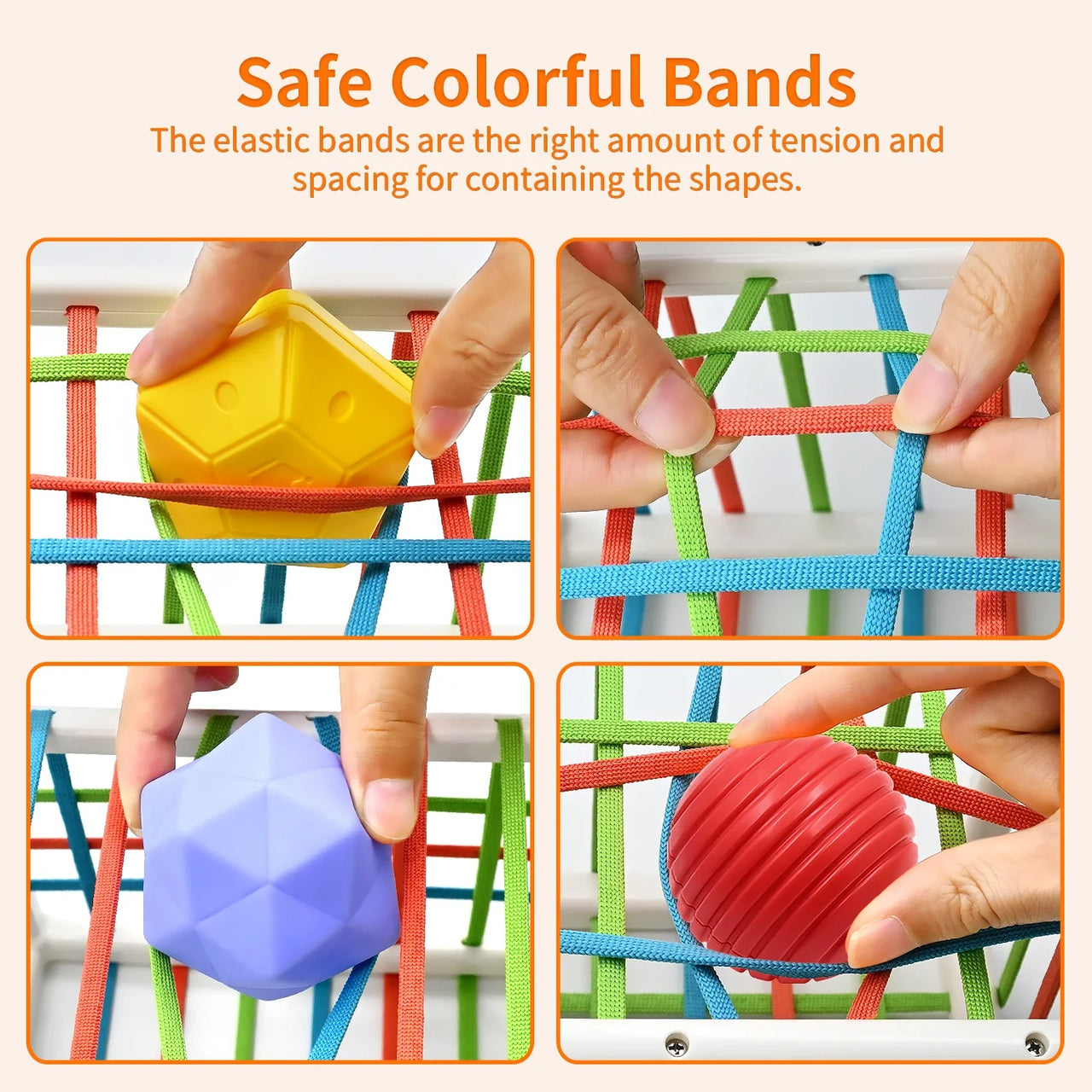 ShapeQuest | Siente y descubre - Polvo de formas sensoriales con bolas de textura suave
