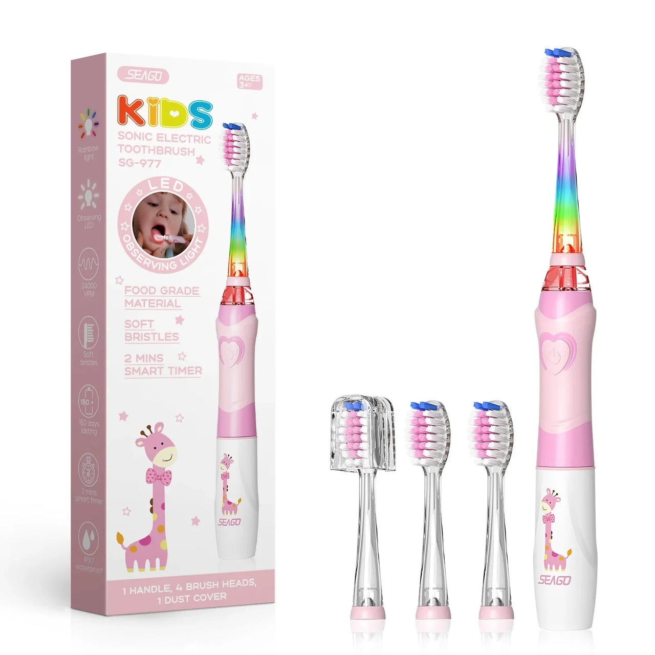 Happy Smile Kids Electric Toothbrush | Transformeer tandenpoetsen in een avontuur! - Veilig en Speels Schoonmaken