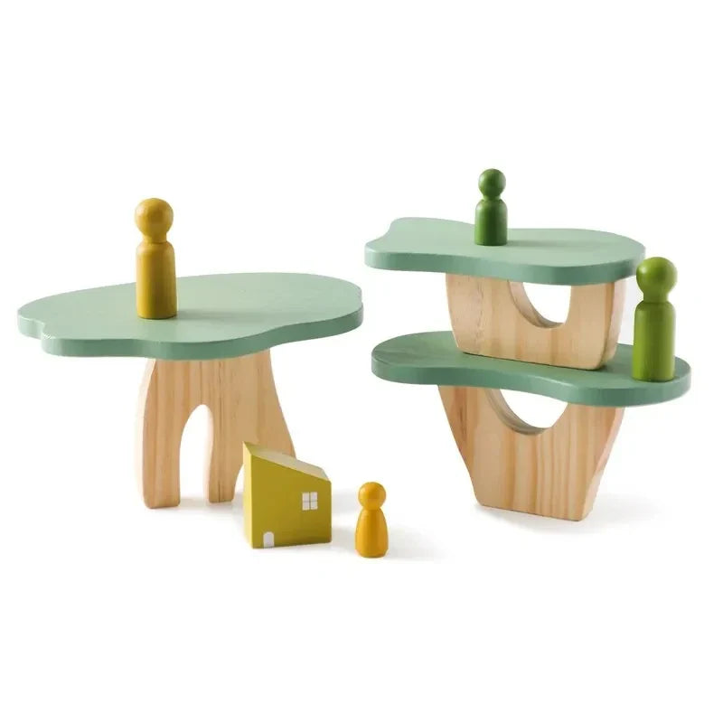 ForestBalance | Apila, ensarta y juega - Juego de equilibrio de madera con animales del bosque