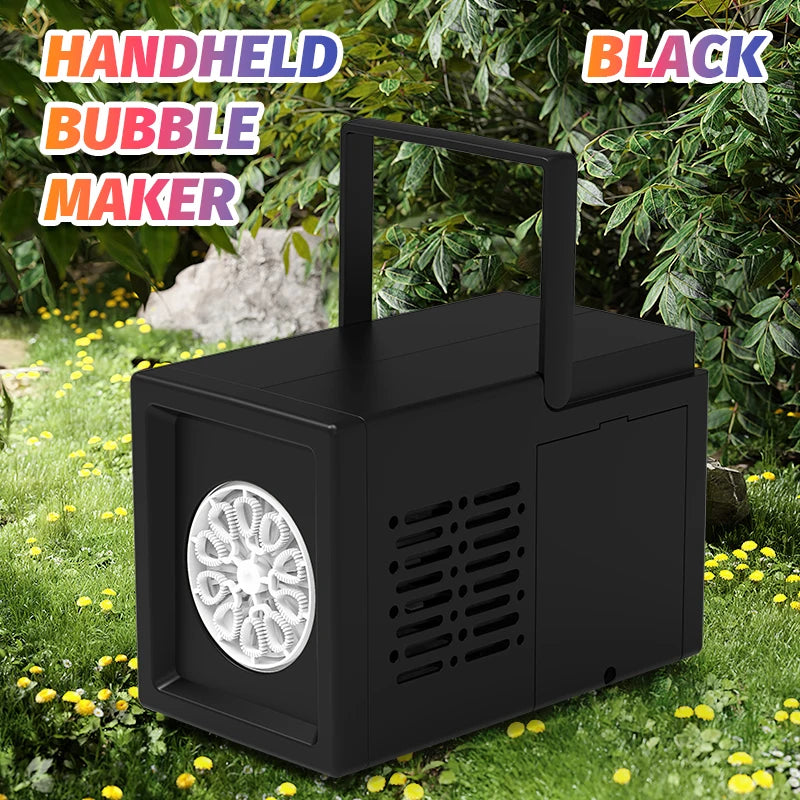 BubbleBlast X10 | Diversión Alegre al Aire Libre – Máquina Automática de Hacer Burbujas para Niños