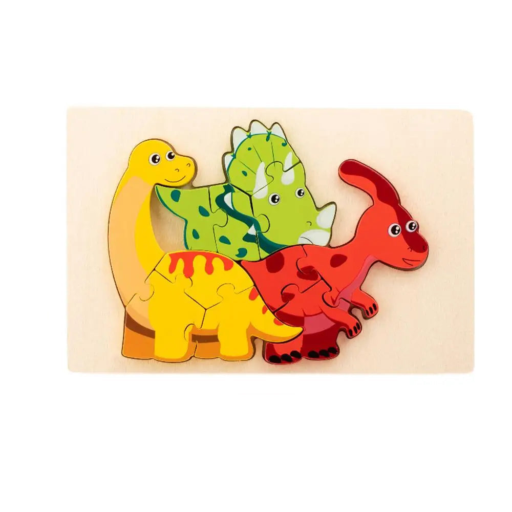 WildPuzzle | Animal play fun - Wooden Montessori puzzle with animals