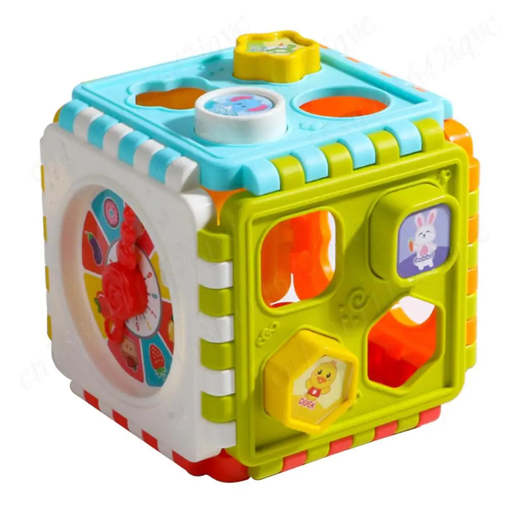 SmartCube | Aprendizaje divertido - Cubo de actividades Montessori con formas, colores y reloj