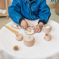 Thumbnail for EcoToys KookBuddy Holz-Küchen-Set | Lass junge Köche ihr Talent entdecken - Bildungs- und kreativer Spielspaß