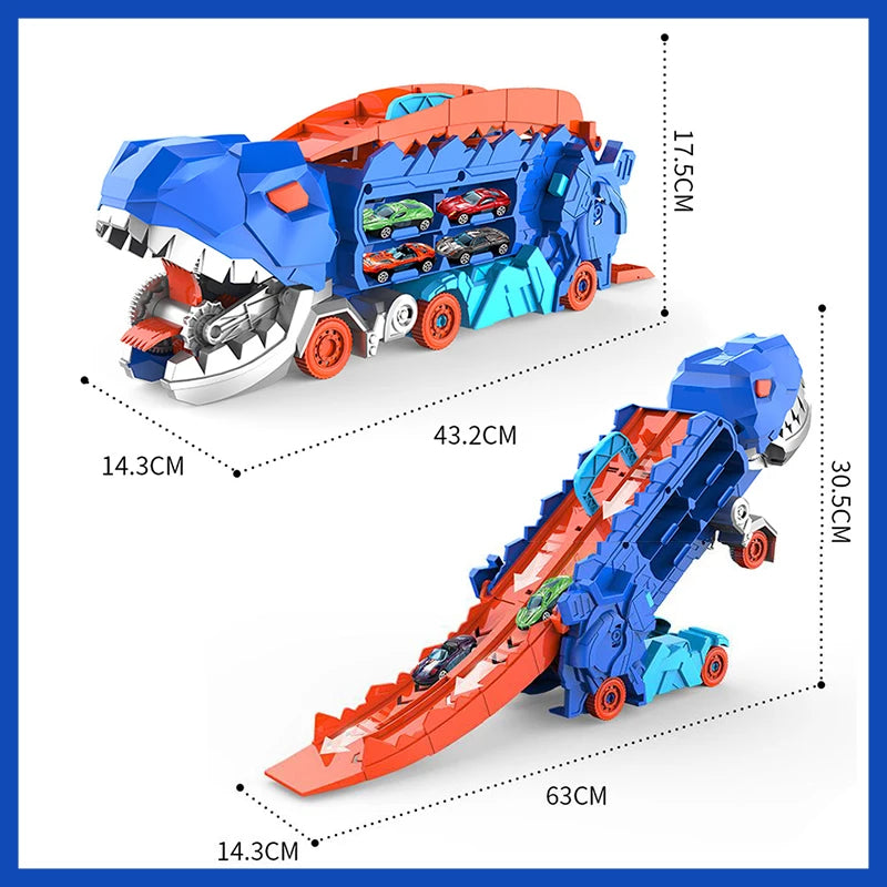 DinoRacer | Spannend Avontuur - Opvouwbare Transporter