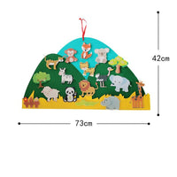Thumbnail for FilzSpaß | Lehrreicher Spaß - Montessori Tiere Filz Spielbrett für Kleinkinder