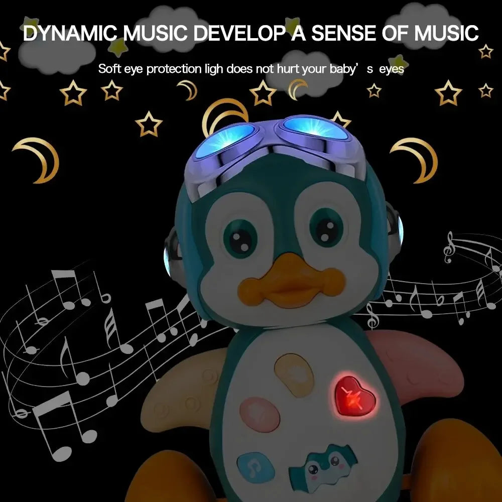 PinguDans | Magisch Muzikaal Babyspeelgoed - Interactieve Pinguïn