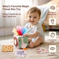 Thumbnail for SnuzzieBox | Zintuiglijk Spelen – Montessori Tissuedoos Speelgoed voor Baby’s