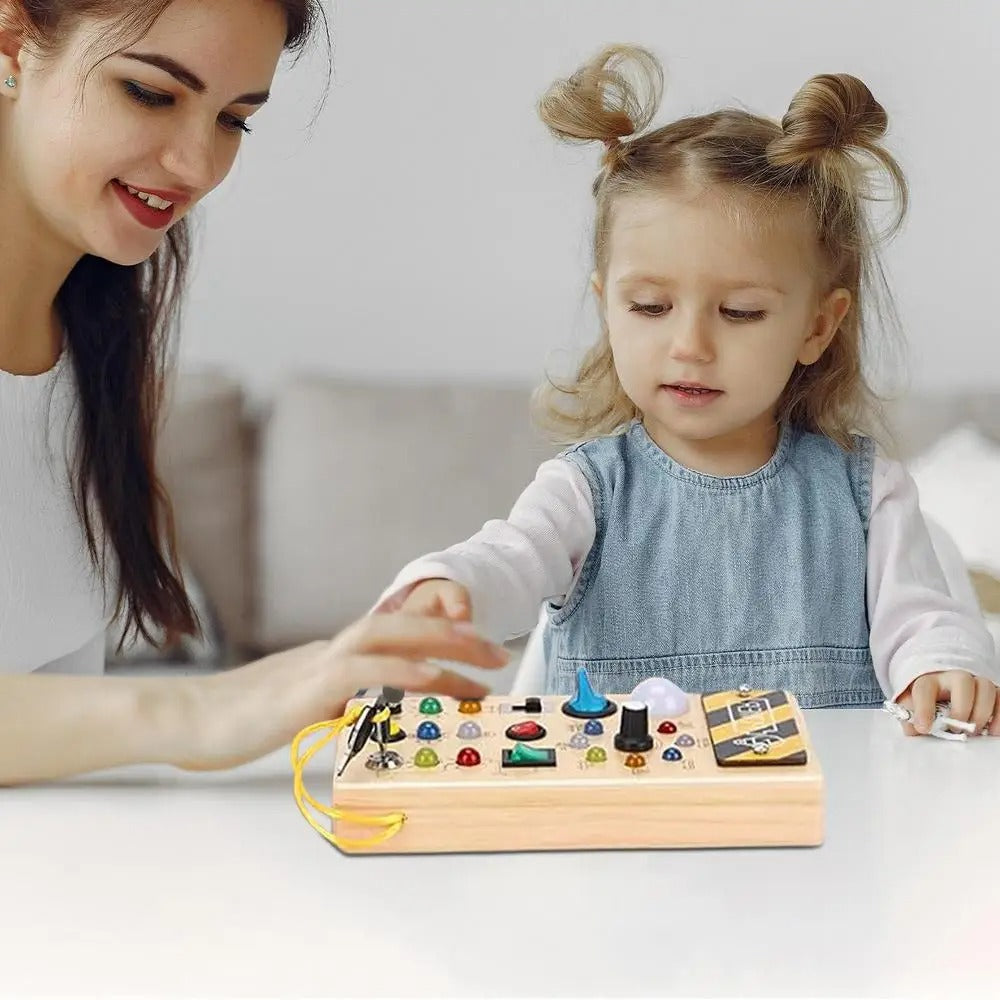 Montessori Busy Board | Educatief - Speelgoed met LED