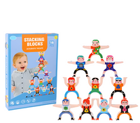 Thumbnail for Ecotoys AcroStack | Balanced play fun - Wooden stacking game for children