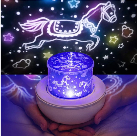 USB Oplaadbare Sterrenhemel Projectie Lamp | Magische Sfeer - Patronen en Rotatie