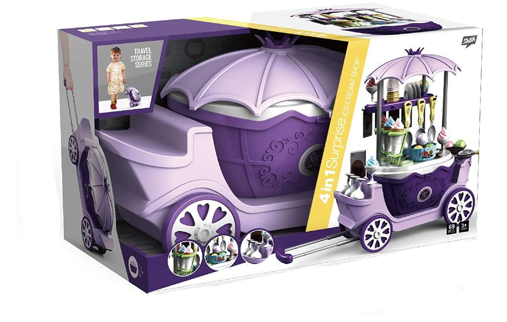 IceCreamDream | Magical fun - Ice cream carousel toy with kitchen playset for girls
