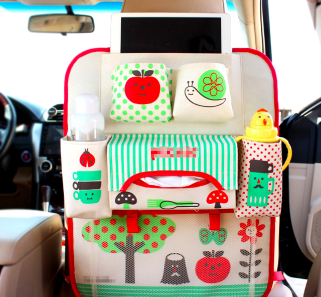 Cartoon Car Seat Organizer | Houd je auto netjes - Leuk en praktisch opbergen voor kinderen