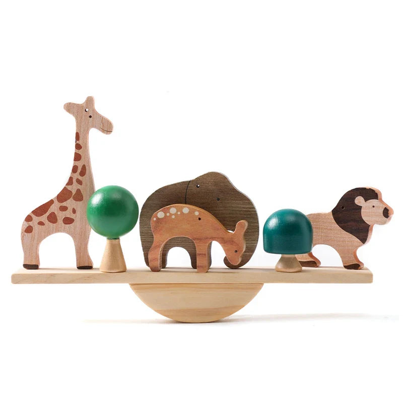 ForestBalance | Apila, ensarta y juega - Juego de equilibrio de madera con animales del bosque