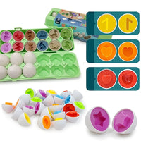 Thumbnail for martEgg | Leren door spelen - Montessori eiervormig sorteer- en puzzelspel