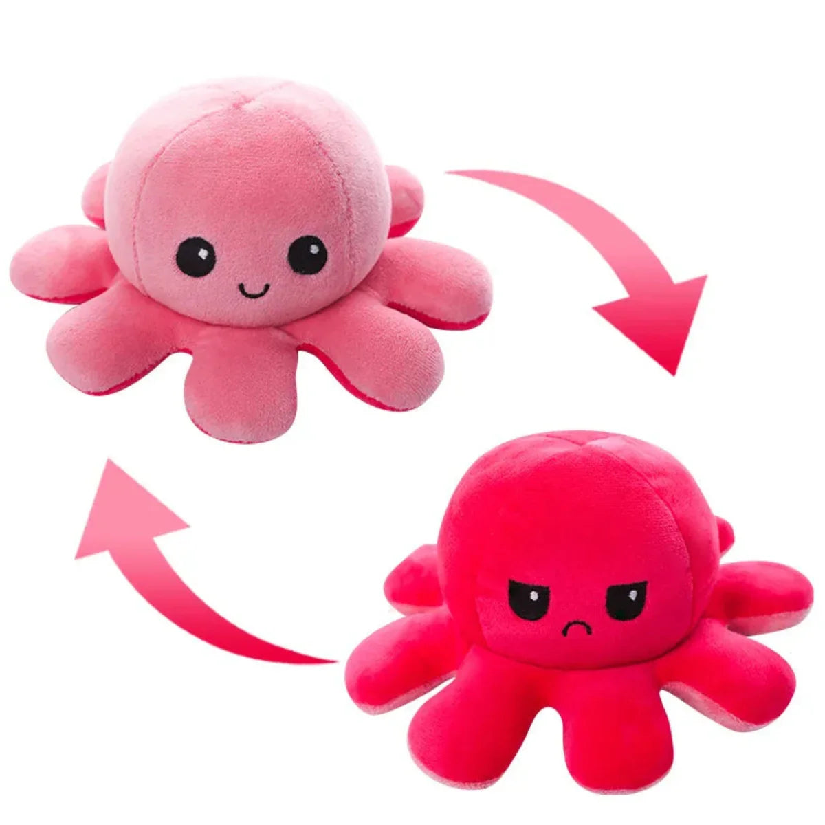 Omkeerbare Octopus | Twee Gezichtsuitdrukkingen - Emoties in een Draai