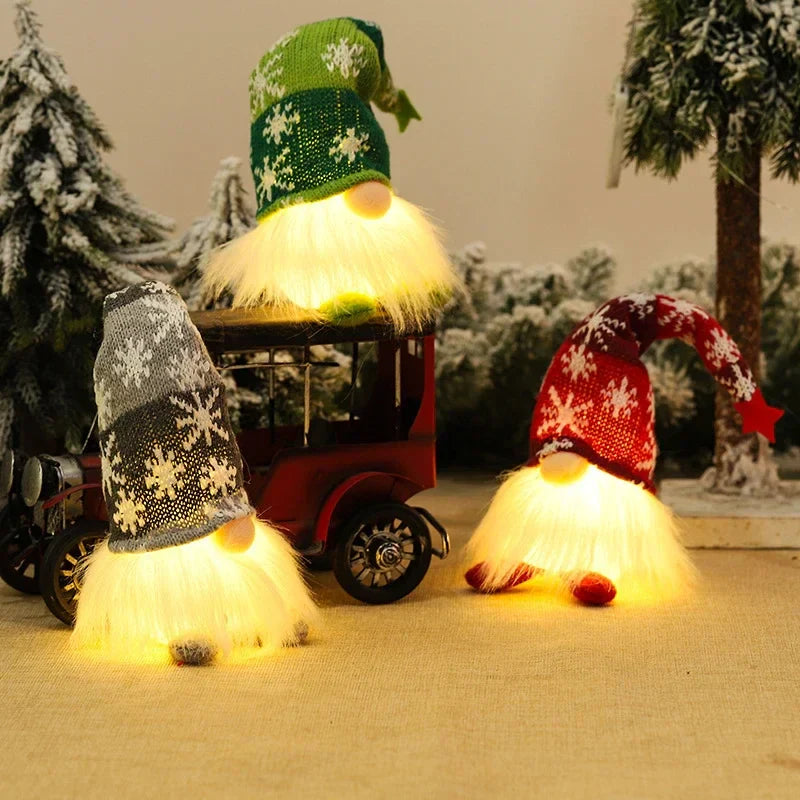 GlowGnome | Porta calore in casa - Decorazione natalizia luminosa con gnomo
