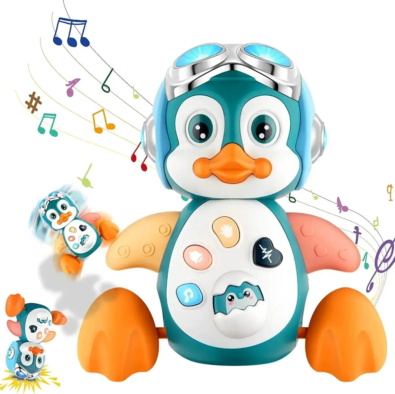 PinguDans | Magisch Muzikaal Babyspeelgoed - Interactieve Pinguïn