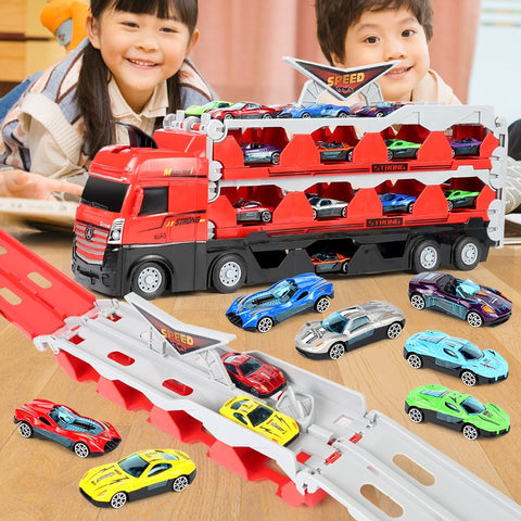 FastTrack Truck™ l Het Topcadeau voor Kinderen - Auto-uitwerpbaan
