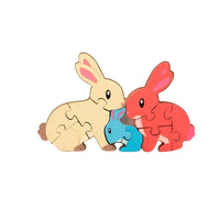 Thumbnail for WildPuzzle | Animal play fun - Wooden Montessori puzzle with animals