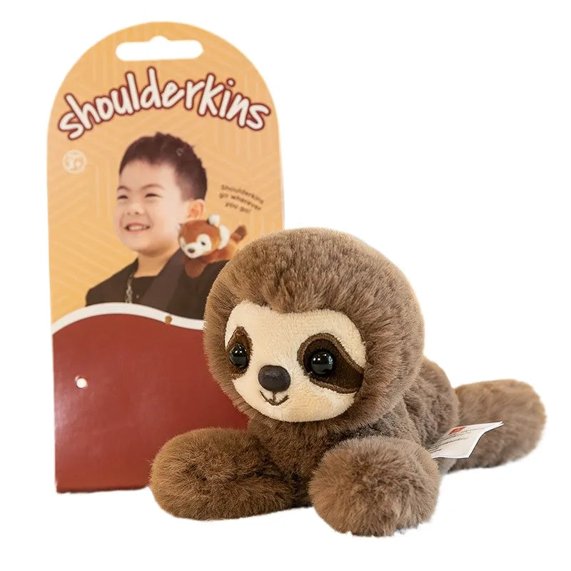 ChameoCuddle | Kuschelfreund für deine Schulter - Grüner Chamäleon Plüschtierkissen für Zuhause oder im Büro
