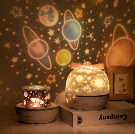SkyProjector Nachtlamp | 3-in-1 Projector, 3 Kleuren, Geschikt Voor 3+ – Creëer Een Rustgevende Slaapomgeving 0